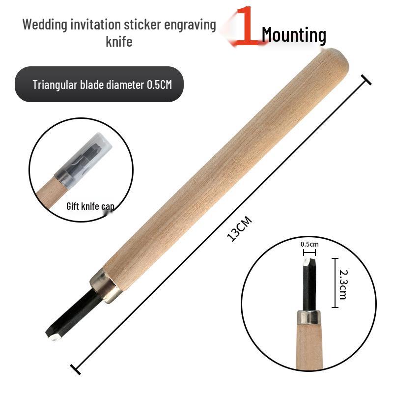 Wood Carving & Stamp Making Knife Set for Weddings