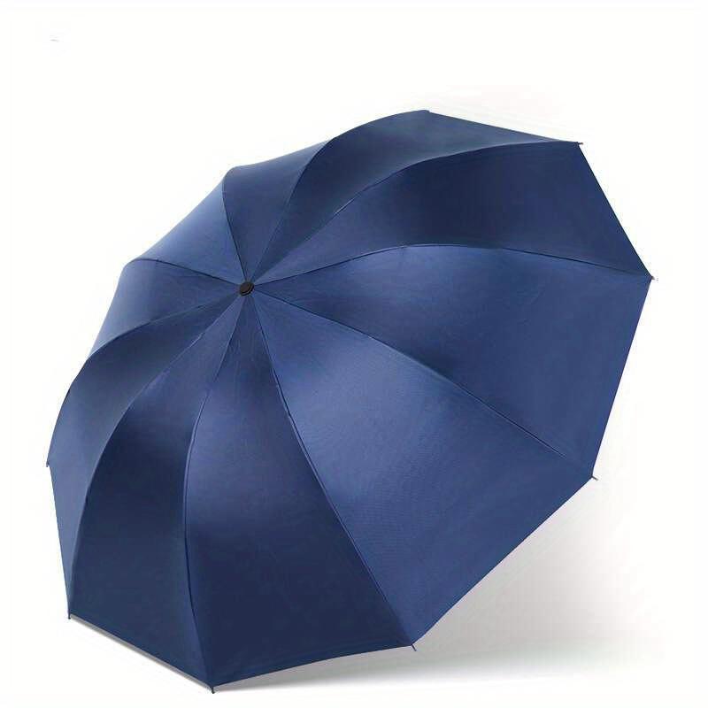 130CM Ladies Sun Umbrella Black Coating UPF50+ Manual Open Reverse Design 10 Ribs Large Size For Two