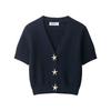 Jnleaog Spring New Arrival Women's Clothing Fashion Style Fashion XINGX Button Structure Knitting Outwear 6771066