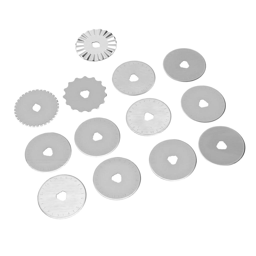 13Pz Lame Rotanti 45mm Ricambio per Taglio Tessuto Quilting Cucito Taglio Carta Arte Artigianato Scrapbooking