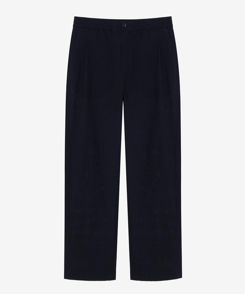 MINDBRIDGE [All Day Cool] Relaxed Fit One-Pleat Two-Tone Seersker Pants - 2 Colors