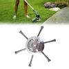 6 Inch Steel Wire Wheel Head String Trimmer Replacement Head Universal Weed Brush Cutter Head Grass Trimmer Head Lawnmover Tool