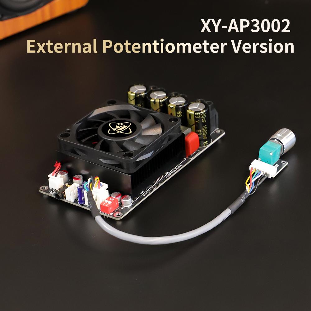 XY-AP3002 Pure Digital Power Amplifier Board TPA3255 Amplifier 300W*2 Bridged Mono 600W No POP DC18-51V/10A AUX+XH2.54-3P