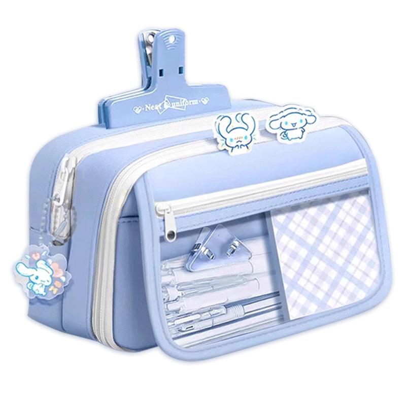 9-Tier Large Capacity Flip-Top Pencil Case for Girls and Boys - Ideal for Elementary and Junior High School Students