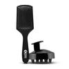 Beardo Detangling Hair Brush & Scalp Massager for Men | Men Accessories | Soft Silicone Bristles for Dry Massage, Oil & Shampoo | Hair Comb (Set of