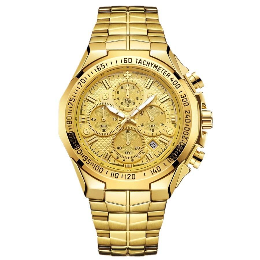 Wwoor, Men'S Watch, Seven-Pin Waterproof Alloy Watch