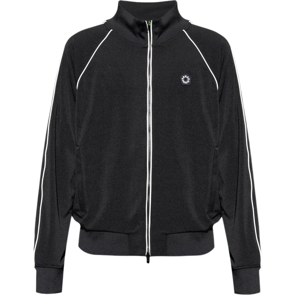 KENZO Logo Patch Zip Up Track Jacket FF65SW5534IK-99J