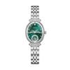 ORSGA Women's Oval Diamond-set Fashion Watch with Prismatic Mirror and Quartz Movement