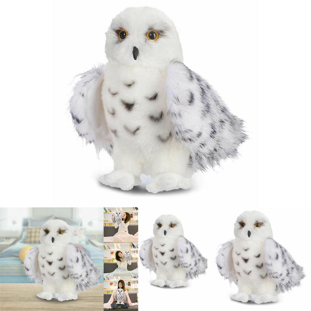 Adorabile Gufo delle Nevi Mago Peluche Morbido Bambola Imbottita Per Bambini Regalo di Natale