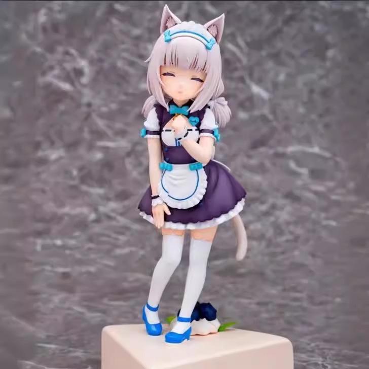 20cm NEKOPARA Maid Vanilla Chocolat Vanilla Action Figure Toys Collection Christmas Gift