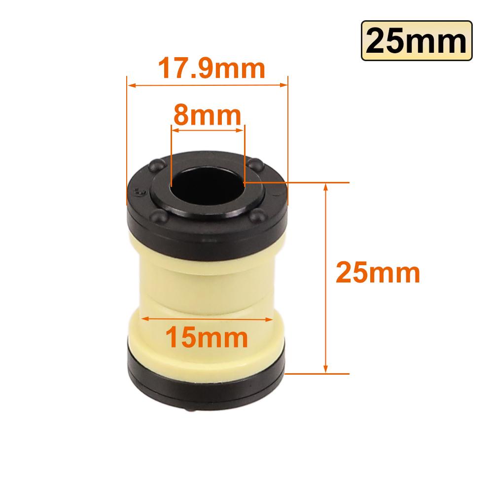 HEPPE Bike Rear Shock Bushing Bike Rear Suspension Shock Absorber DU Bushing 20/22/22.2/25/30/40mm for FOX Rear Shock Absorber