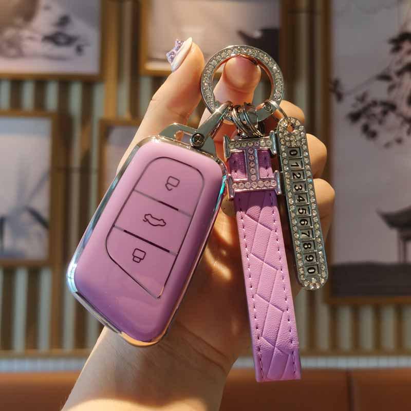 Chery QQ Ice Cream & Sundae Edition Key Cover for Little Ant Pro/EQ1/Arrizo 5/E3 with Snap Button Set.