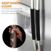 2pcs/1set Refrigerator Door Handle Covers Kitchen Appliance Decor Handles Prevent Stain Fridge Oven Handle Anti-Skid Anti-Static
