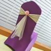 Flower Chair Sashes Elastic Surface Reusable Wedding Chair Sashes for Engagement Event Party
