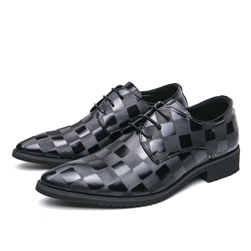 Herrenschuhe große Größe neue spitze Lederschuhe Mode Herren Business Anzugschuhe Trend Britischer Stil Hochzeit Lederschuhe