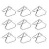 50PCS Table Number Holders Rhinestone Shape Photo Card Picture Display Clips for Wedding Birthday Party