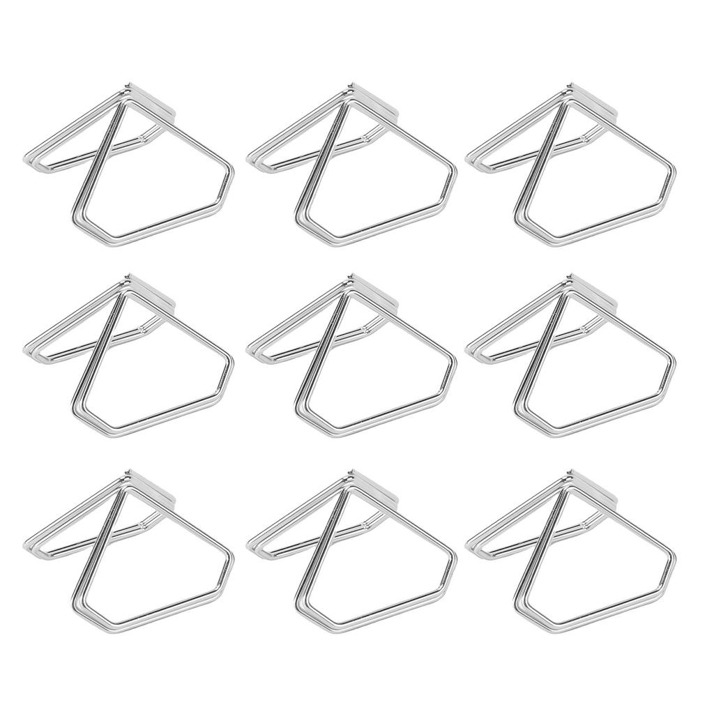 50PCS Table Number Holders Rhinestone Shape Photo Card Picture Display Clips for Wedding Birthday Party