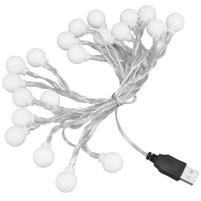 3 M 20LED String Lights LED Globe Outdoor Indoor String Lights for Girls Room Decoration Festive