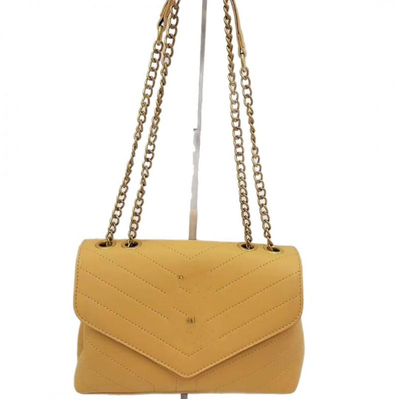 Womens Mini Square Shoulder Bag With Chain Strap PU Leather Crossbody Daily Casual Outfit