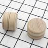 Round wooden box beech round ring box solid wood gift storage box earrings necklace