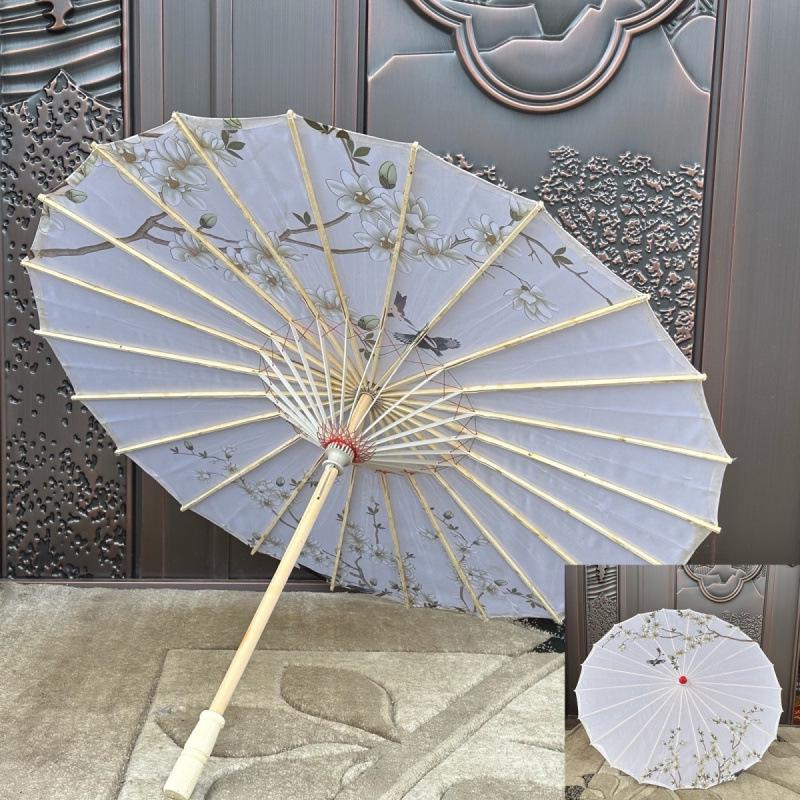 Chinese Traditional Oiled Paper Umbrella for Hanfu Photography, Travel, Costumes, and Children's Dance.