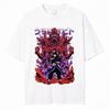 2026 Anime Naruto TShirt Unisexga Retro Washed Version Kakashi TShirt Pain TShirt Lee Tobi Top Unisexs Pure Cotton