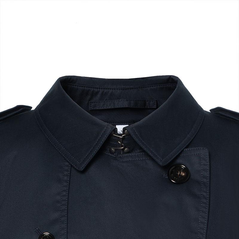 Burberry Trench Coat Men's Navy Blue 80573081