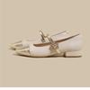 Xiaoxiangfeng Mary Jane Shoes Girl 2025 New Popular Spring and Autumn Flat-bottomed Fairy Shoes French Evening Gentle Single Shoes