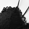 Dámská vesta Crop Lace Wire Bra Spodní prádlo Sexy spodní prádlo s výstřihem do V Košilka S-XL