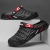Clogs Herren Sommer Outdoor Rutschfest Zehenschutzkappe Slipper Outdoor Strand Sport Badesandalen