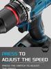 21V Dual Speed Cordless Hand Drill & Screwdriver with Lithium Battery