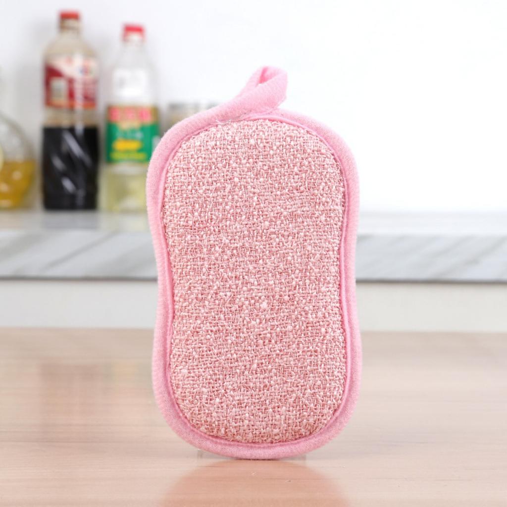 Multi Functional Sponge Wipe, Washable and Reusable, Suitable for Kitchen, Bathroom, and Washing Dishes Without Shedding Hair, with Random Colors