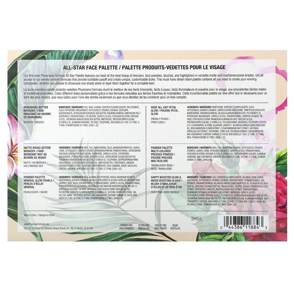 All Star Ansiktspalett, 1 stk