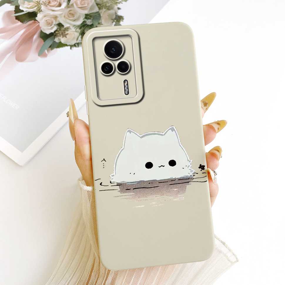 For Redmi K60E 5G 22122RK93C Case Lovely Cartoon Design Silicone Back Cover For Redmi K60e K60E 5G 6.67" Phone Cases Shockproof