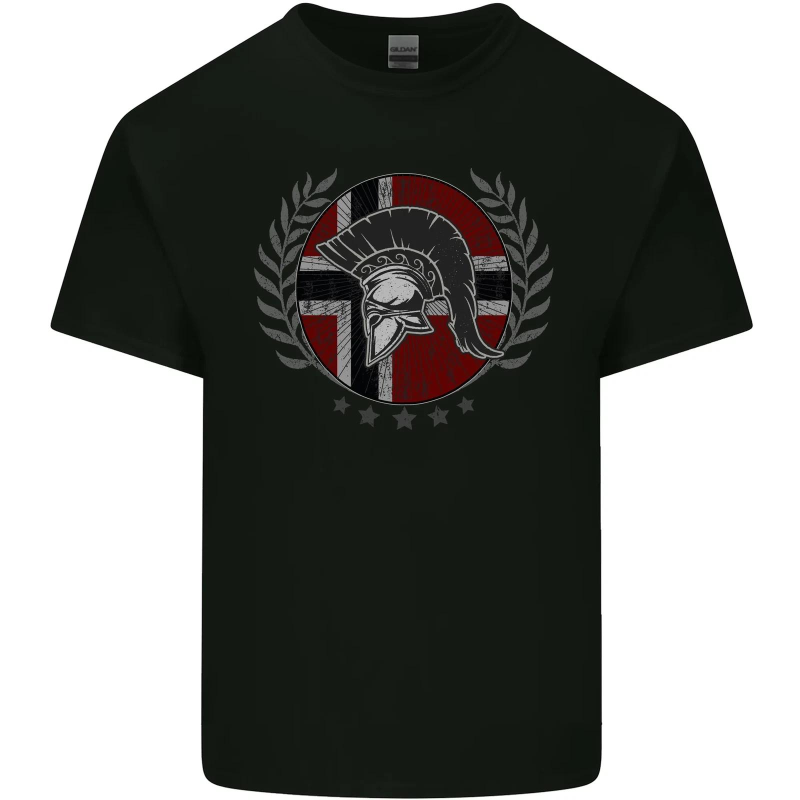 Norway Bodybuilding Flag Gym Training Spartan Kids T-Shirt Childrens M