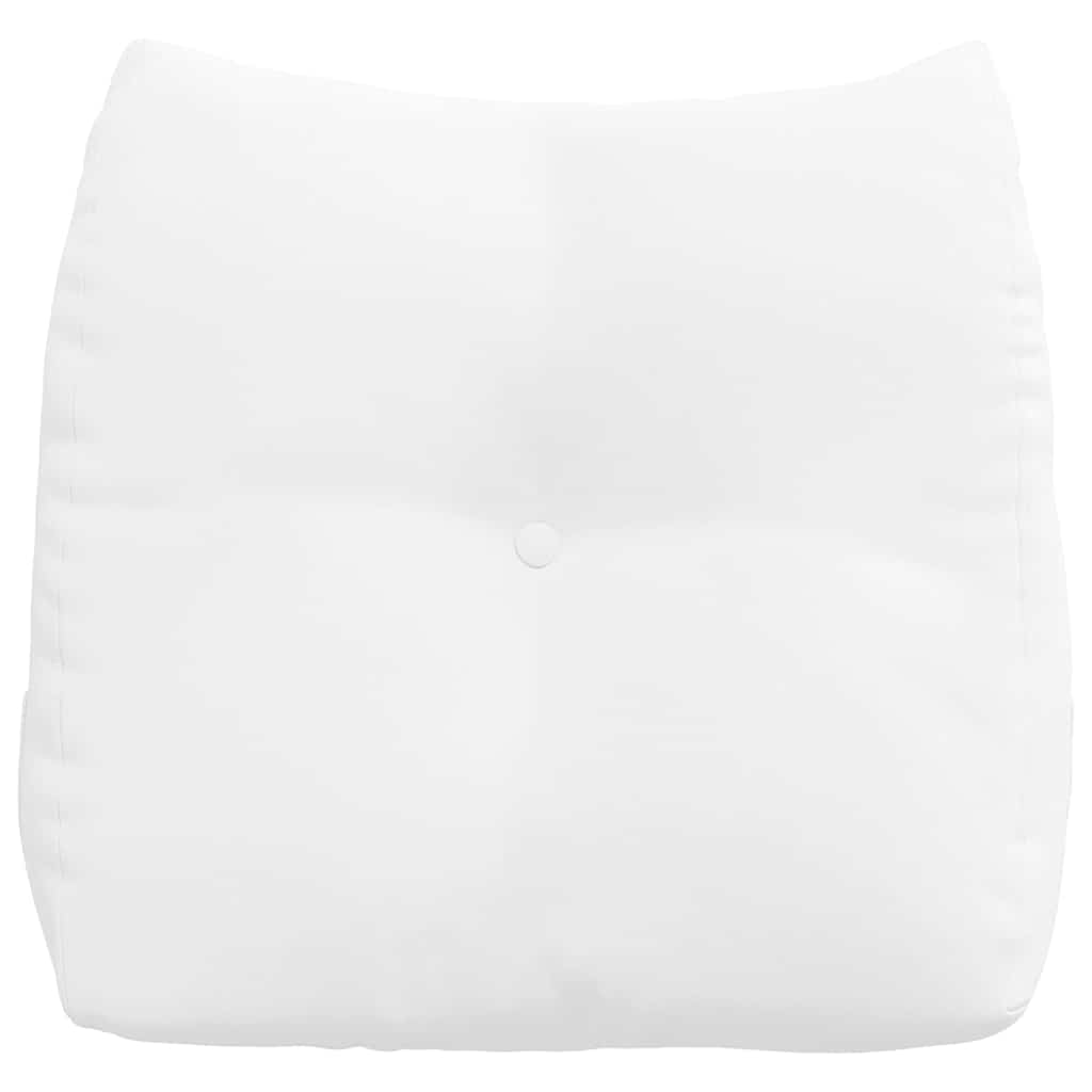 Back Cushion White 45 x 24 x 50 cm Fabric