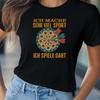 T-Shirt Women I Play Darts Motif Cotton Size S To 3XLWill Open In New Window or Tab