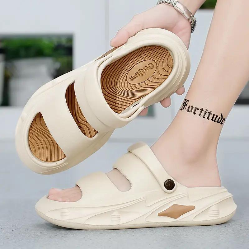 

Outdoor Men s Shoe Sports Platform High Quality Trend 2025 Slides Elegant Adult Eva Cheap Shoes Liquidation Male Slipper 44-45