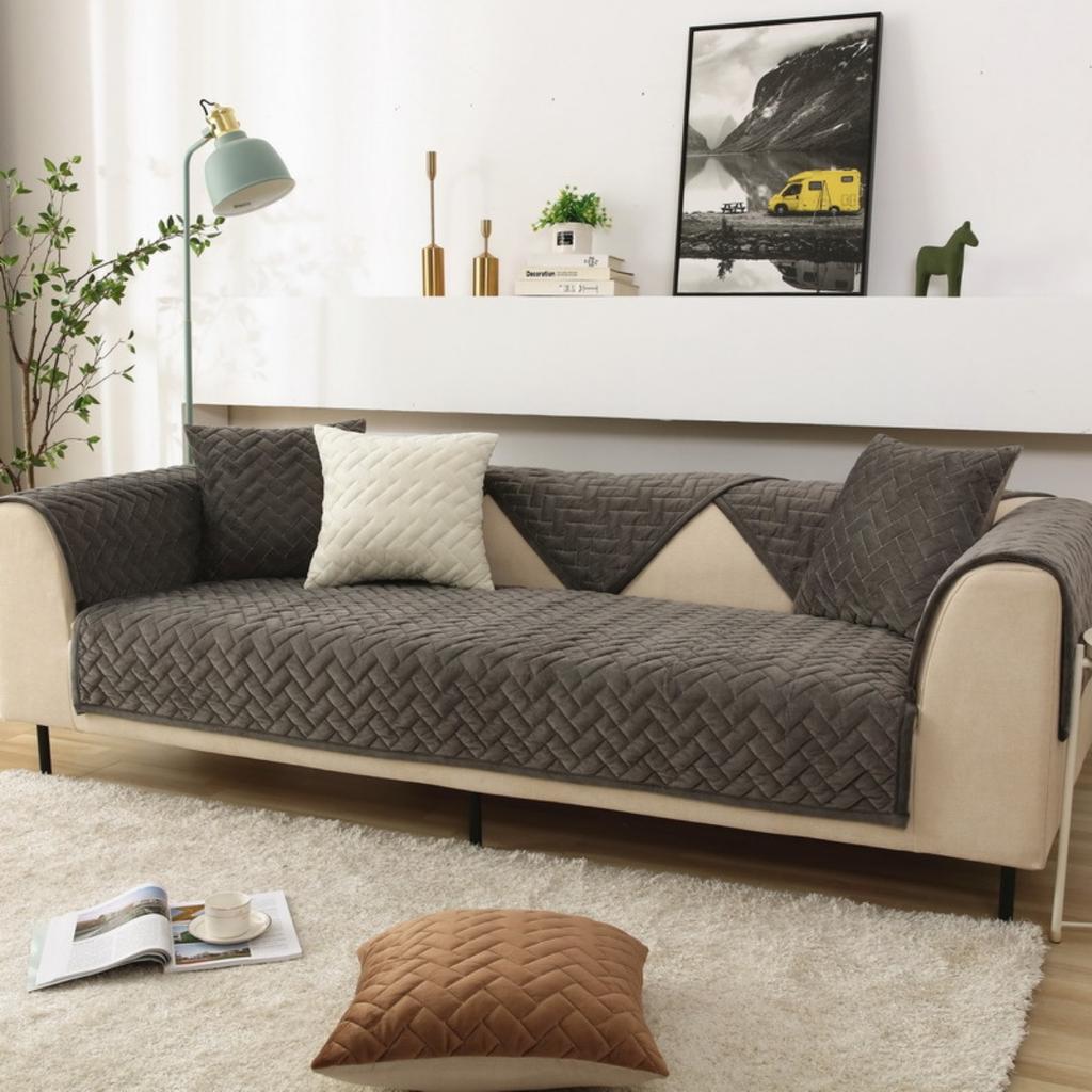 Letnia tkanina chłodząca pikowana antypoślizgowa narzuta na sofę salon letni oddychający lodowy jedwabny pokrowiec na sofę ręcznik