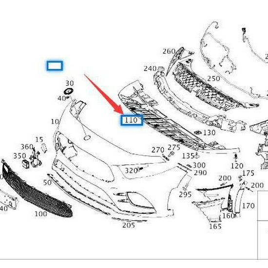 Mercedes-Benz A-Klasse W177 Unterfahrschutzplatte