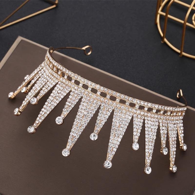 Neue Brautkrone Königin Schönheitswettbewerb Krone Tiara Geburtstagsparty Auftritt Haarschmuck