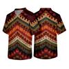Men's V Neck Textured Patterned Short Sleeve Pocket Work Scrub Top with Chevron Design Suitable for Healthcare Professionals and Daily Use