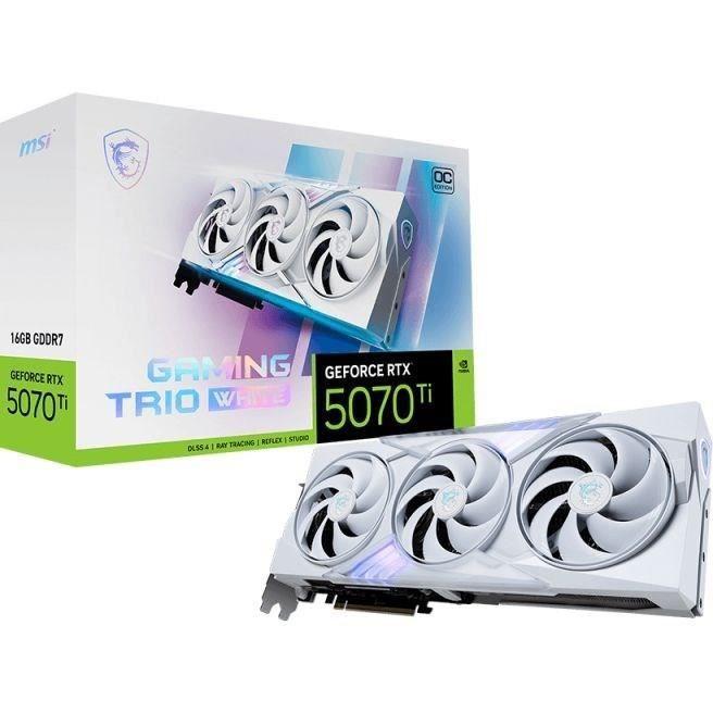 Graphics card - MSI - GeForce RTX 5070 Ti - 16 GB GDDR7 - 7680 x 4320 pixels - PCI Express 5.0