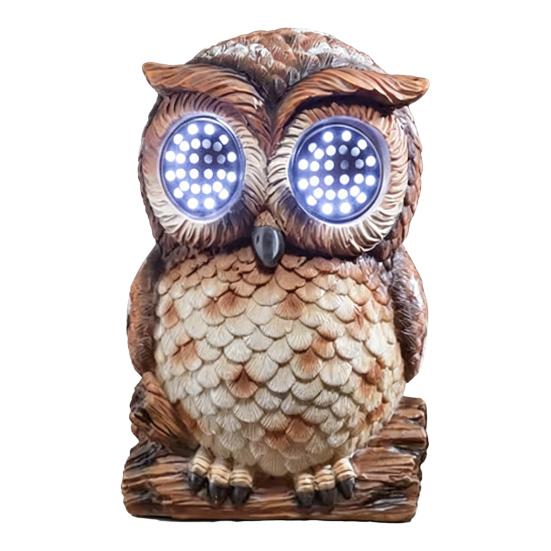 Animated Eyes Solar Lamp, Motion Sensor Solar Light with Moving Eyes for Garden, Garden Animals Figurine, Outdoor Waterproof Yard Decor