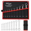 Double-Ended Ring Wrenches Set of 10 | Kraft&Dele