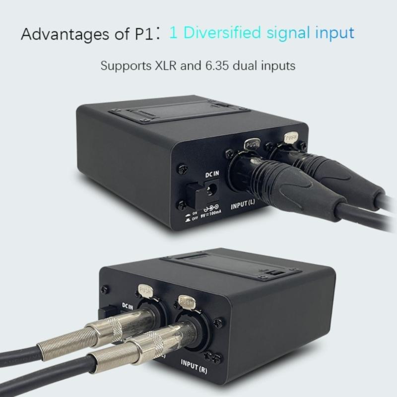 Stage and Studio In Ear Monitors Amplifier with Monos/Stereo Mixing Capabilities Simple User Interfaces for Artists