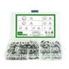 350Pcs Plum Blossom Hole Retaining Ring Bearing Clip Retaining Ring Set 304 Stainless Steel Plum Blossom Inner Tooth Retaining Ring M3M4-M12