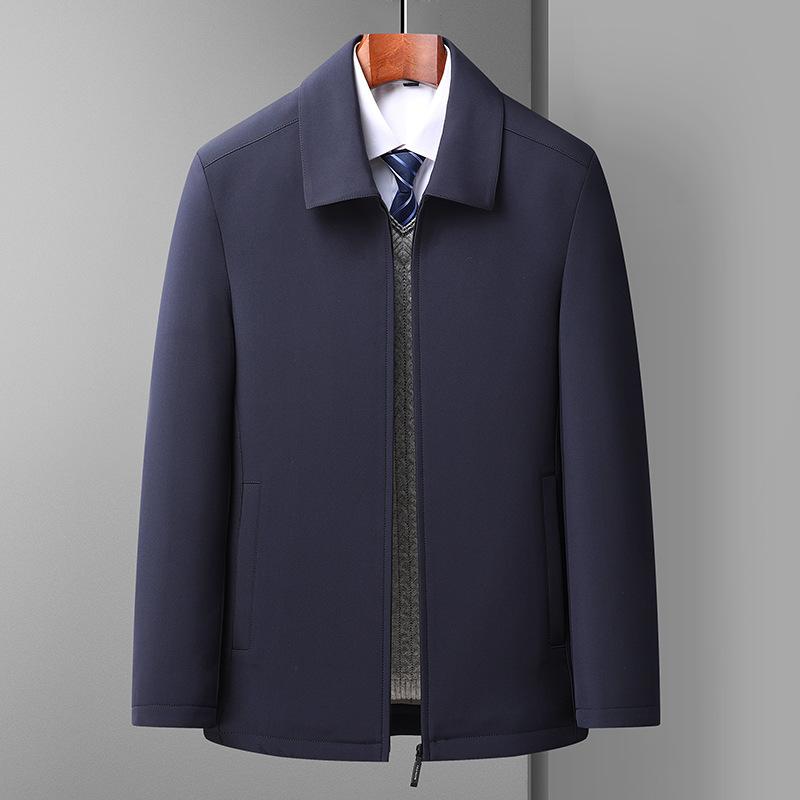 

Jacket Men s Cotton Men s Casual Business Veteran Jacket Leader Padded Jacket Autumn and Winter Warm Thickened Warm 4XL (weight 160-90 kg)