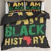 Blackhistory Bedding Three-Piece Quilt Cover