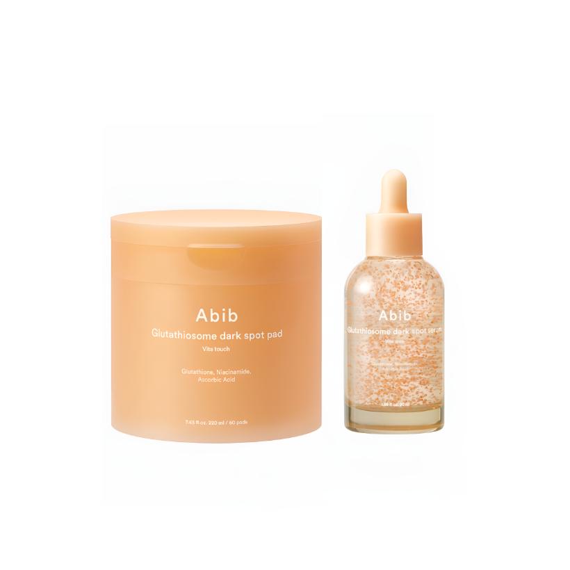 ABIB Glutathiosome Dark Spot Care Set – Vita Touch Pad + Vita Drop Serum (210ml + 30ml)